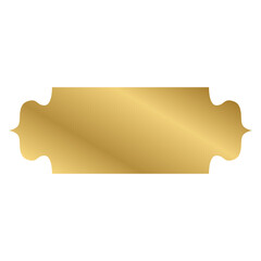 Islamic gold label
