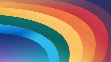 Fototapeta premium Gradient Rainbow Background Blending Vibrant Colors
