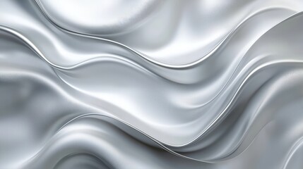 Obraz premium Abstract silver wave design