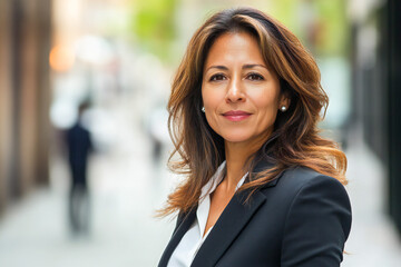 Business Portrait of a mature middle-aged woman 