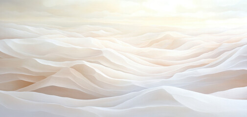 Fototapeta premium The image is a white and gray ocean with a lot of waves