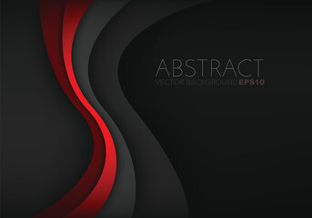 graphic vector curve line overlap background for text and message design