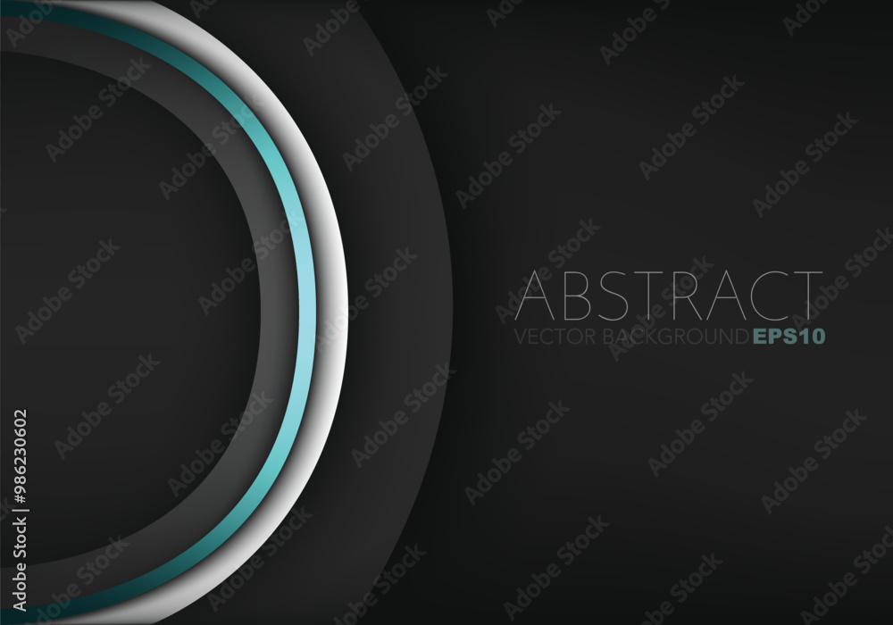Fototapete graphic vector curve line overlap background for text and message design
