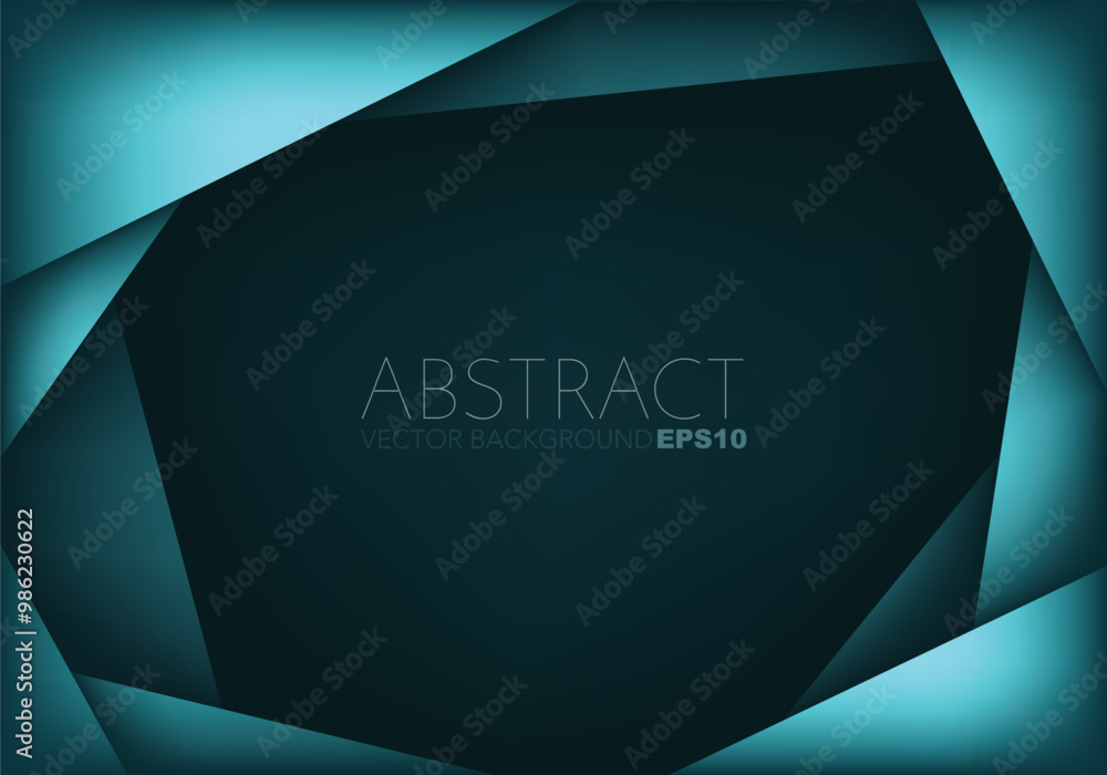 Fototapete graphic geometric triangle overlap vector layer background for text and message design