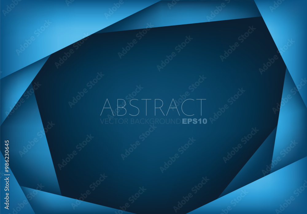 Fototapete graphic geometric triangle overlap vector layer background for text and message design