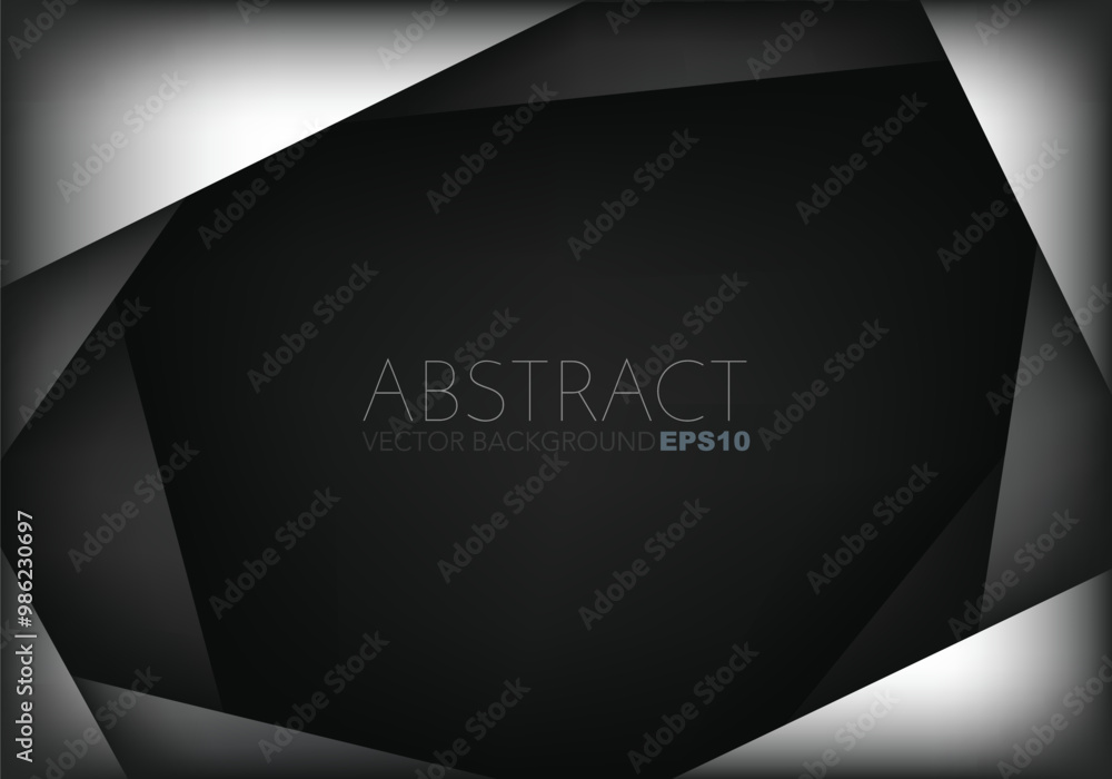 Fototapete graphic geometric triangle overlap vector layer background for text and message design