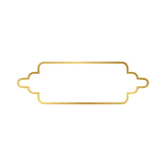 Islamic outline label