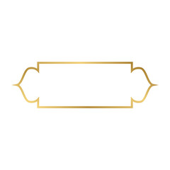 Islamic outline label