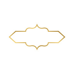 Islamic outline label