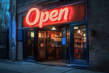 Naklejka premium Neon 