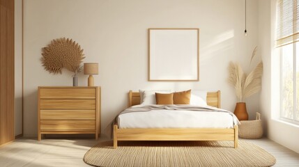Cozy Minimalist Bedroom with Natural Light