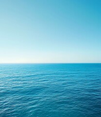 Obraz premium Blue Ocean Sky Horizon Water