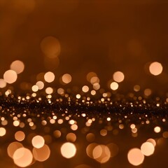 Brown terracotta gradient background with golden glow. 3D illustration.