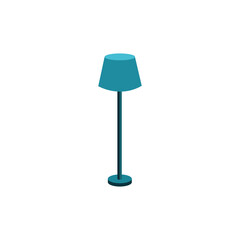 lamp icon design, Home room decoration interior living building apartment and residential theme illustration. an be use in room design, study, work, etc. 
