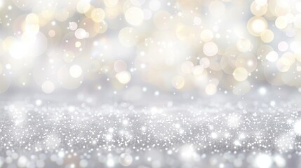 Fototapeta premium Elegant Bokeh Background with Sparkling Glitter and Soft Pastels