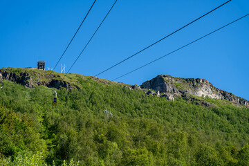 Fjellheisen cable car in Tromso, Norway