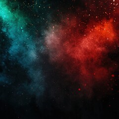 Obraz premium Red & blue nebula