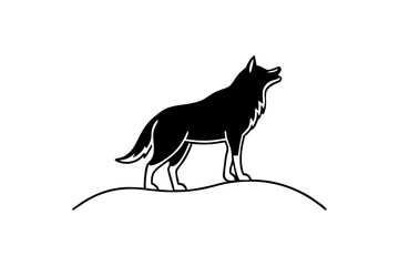 dog animal vector silhouette