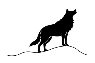dog animal vector silhouette