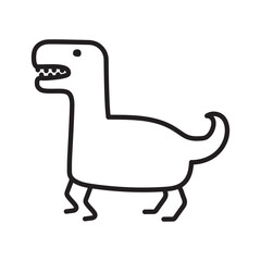 Dinosaurs Vector Doodles. art