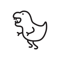 Dinosaurs Vector Doodles. art
