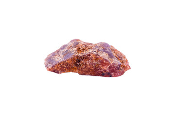 Spinel mineral stone on white background close up.
