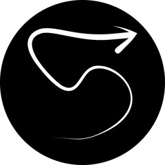 Single isolated icon with outline style icon on white background