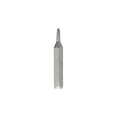 Iron bit for screwdriver and drill on Isolated on a white background close-up