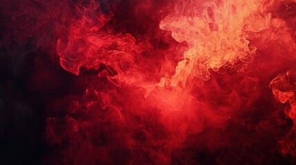 Fototapeta premium Red smoke abstract background