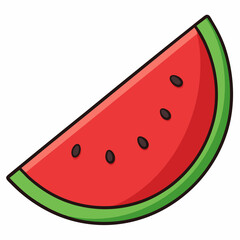 watermelon vector illustration