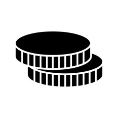 coins glyph icon