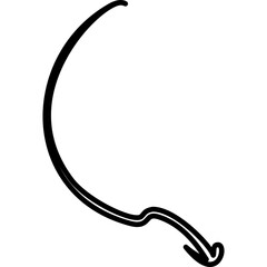 Single isolated icon with outline style icon on white background