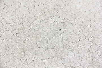 Piso de concreto cuarteado