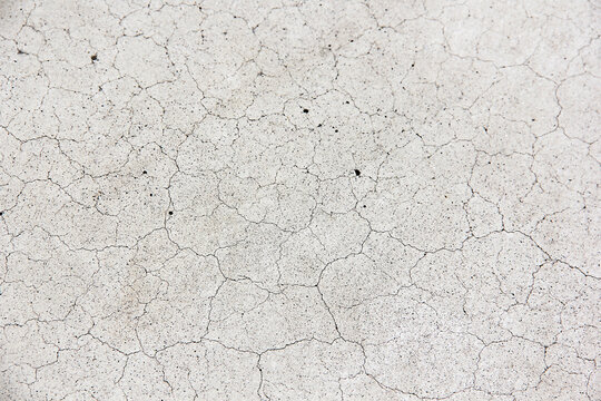 Piso de concreto cuarteado