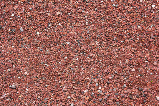 Grava de tezontle rojo