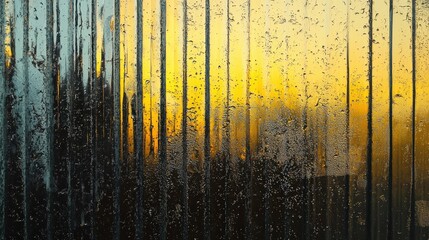 Raindrops on a window