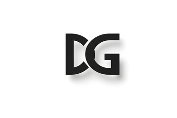 Modern, Monochrome, Minimalistic DG Company Logo Design