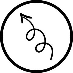 Single isolated icon with outline style icon on white background