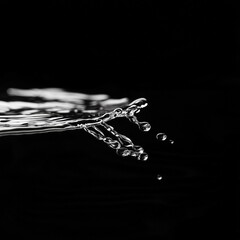 Water droplet splash