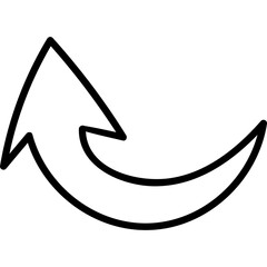 Single isolated icon with outline style icon on white background