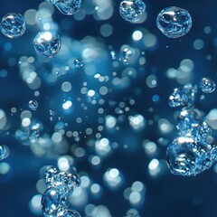 Air bubbles in water