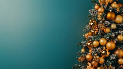 Merry Christmas and Happy New Year Holiday background. Xmas banner and web poster. Festive Greeting card