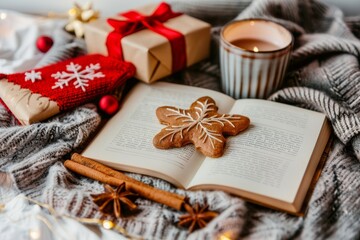 Merry Christmas and Happy New Year Holiday background. Xmas banner and web poster. Festive Greeting card