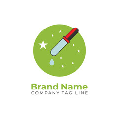 lab science technology logo designs with vector.