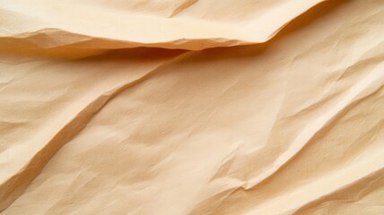 Abstract texture of crumpled brown paper background.