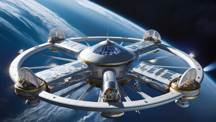 Obraz premium vintage airplane on a blue background