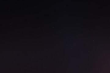 A starry sky that has the Big Dipper on it. The starry sky