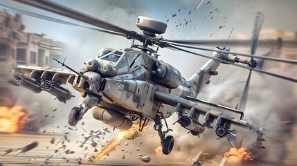 The Dynamic Clash of Technology and Bravery in the Skies. 