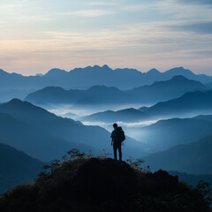nature tourism High mountains in northern Thailand
