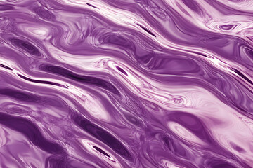 purple metal liquid texture. abstract background in the form of liquid shiny violet metal. glossy chrome texture. 3D rendering